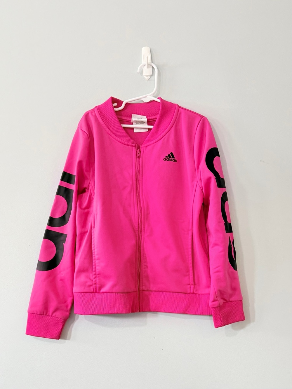 adidas Kids' Pink Zip-Front Jacket
